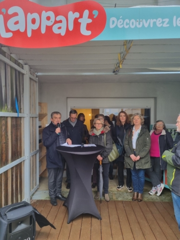 Inauguration Appart de la rénovation urbaine à Saint-Malo